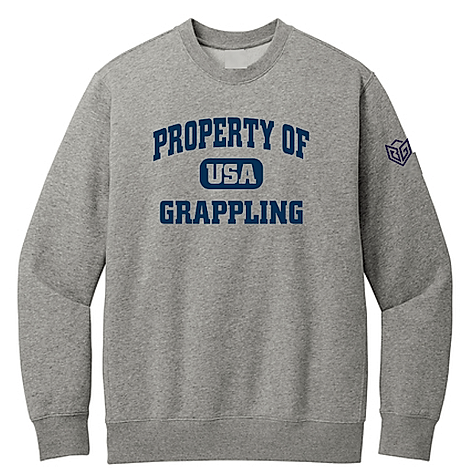 Property of USA Grappling Tech Fleece Crewneck