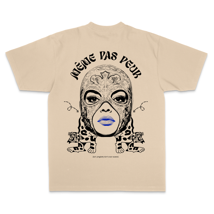 Meme Pas Peur Luchadora Heavyweight Tee