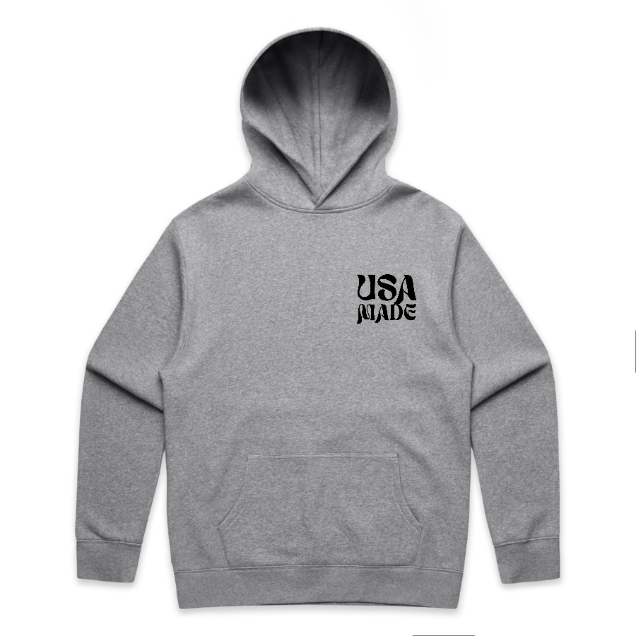 USA-Made Relaxed Fleece Art Hoodie