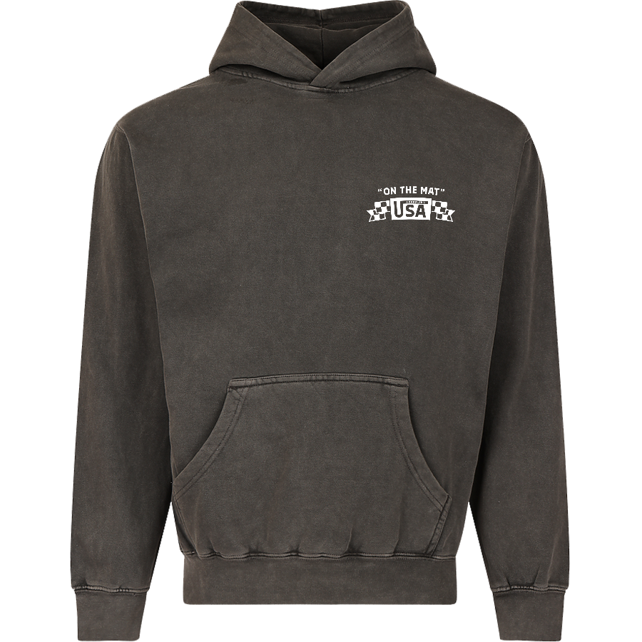 Authentic USA “On the Mat” Heavyweight Pigment-Dyed Hoodie