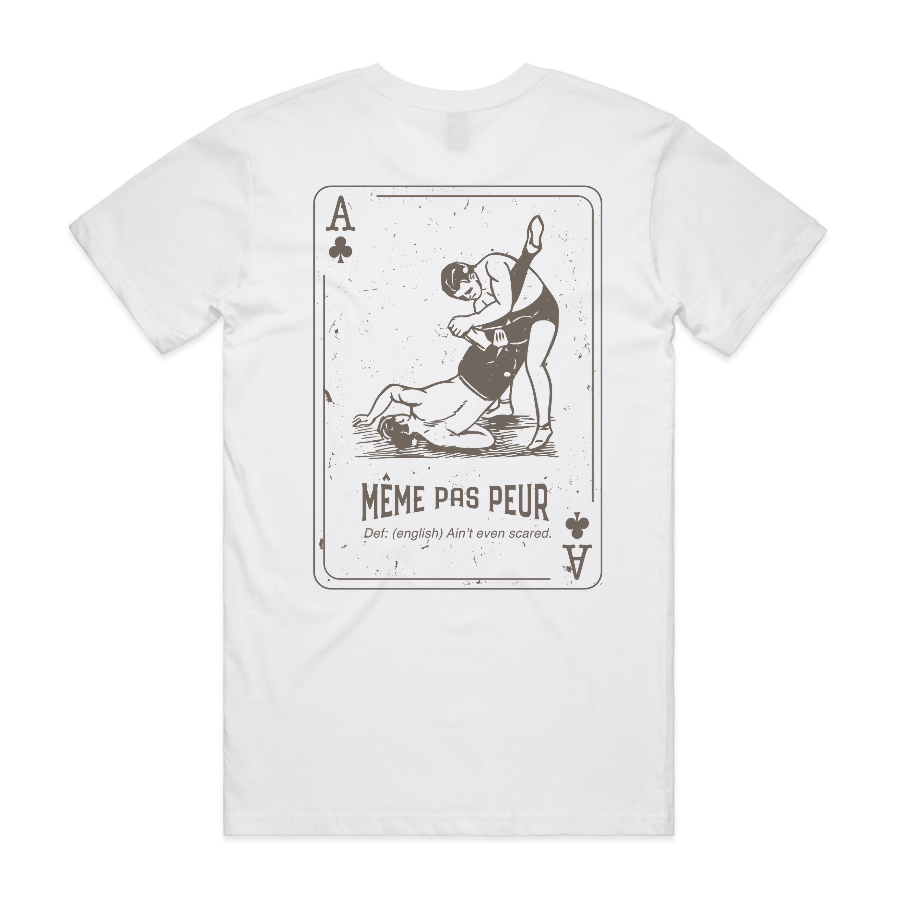 Ace Club Catch Wrestling Tee: Même Pas Peur
