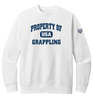 Property of USA Grappling Tech Fleece Crewneck