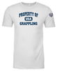 Property of USA Grappling Premium Fitted Crew Tshirt