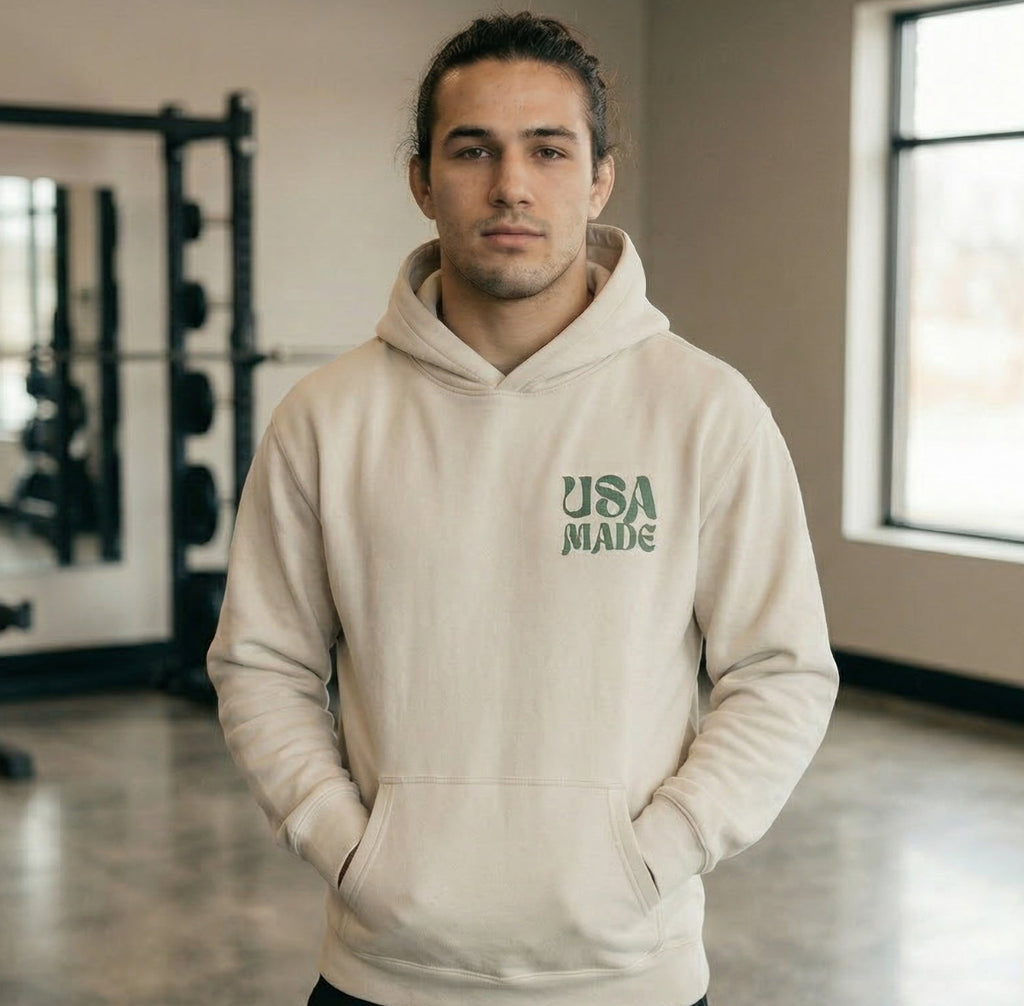 USA-Made Relaxed Fleece Art Hoodie
