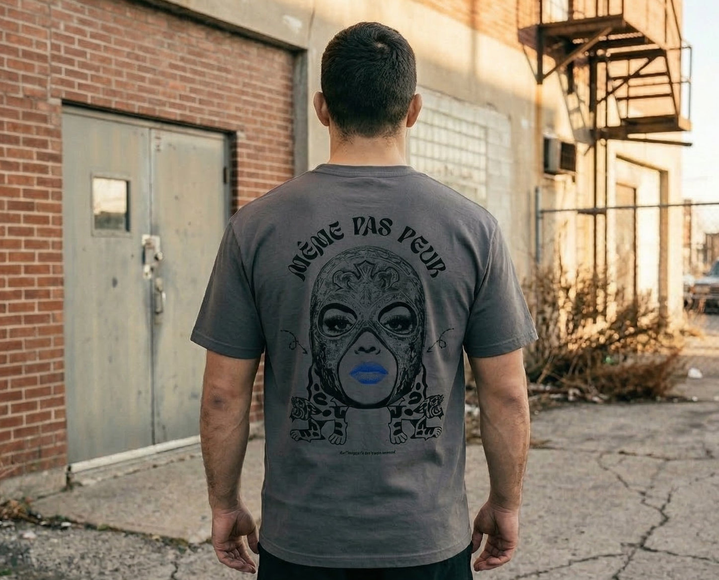 Meme Pas Peur Luchadora Heavyweight Tee